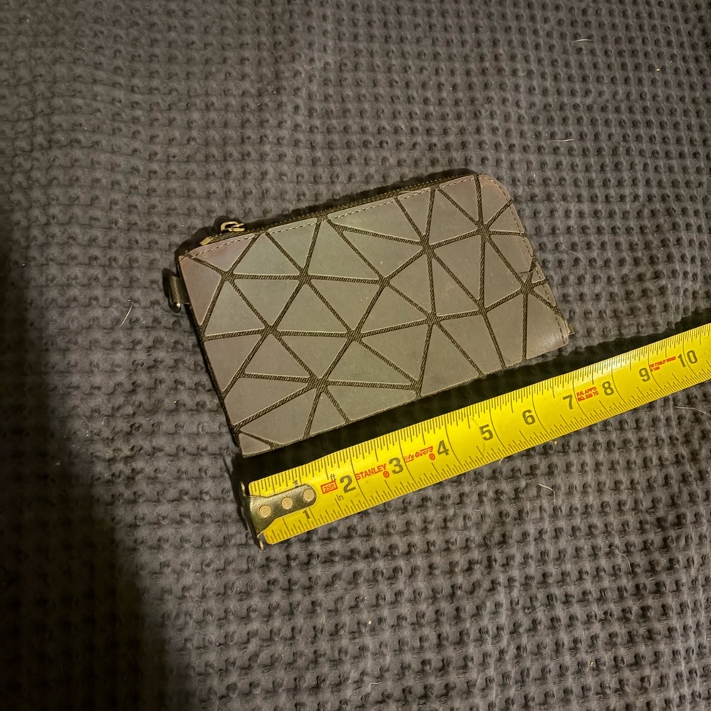 Loveook Black and Gray Geometric Wallet